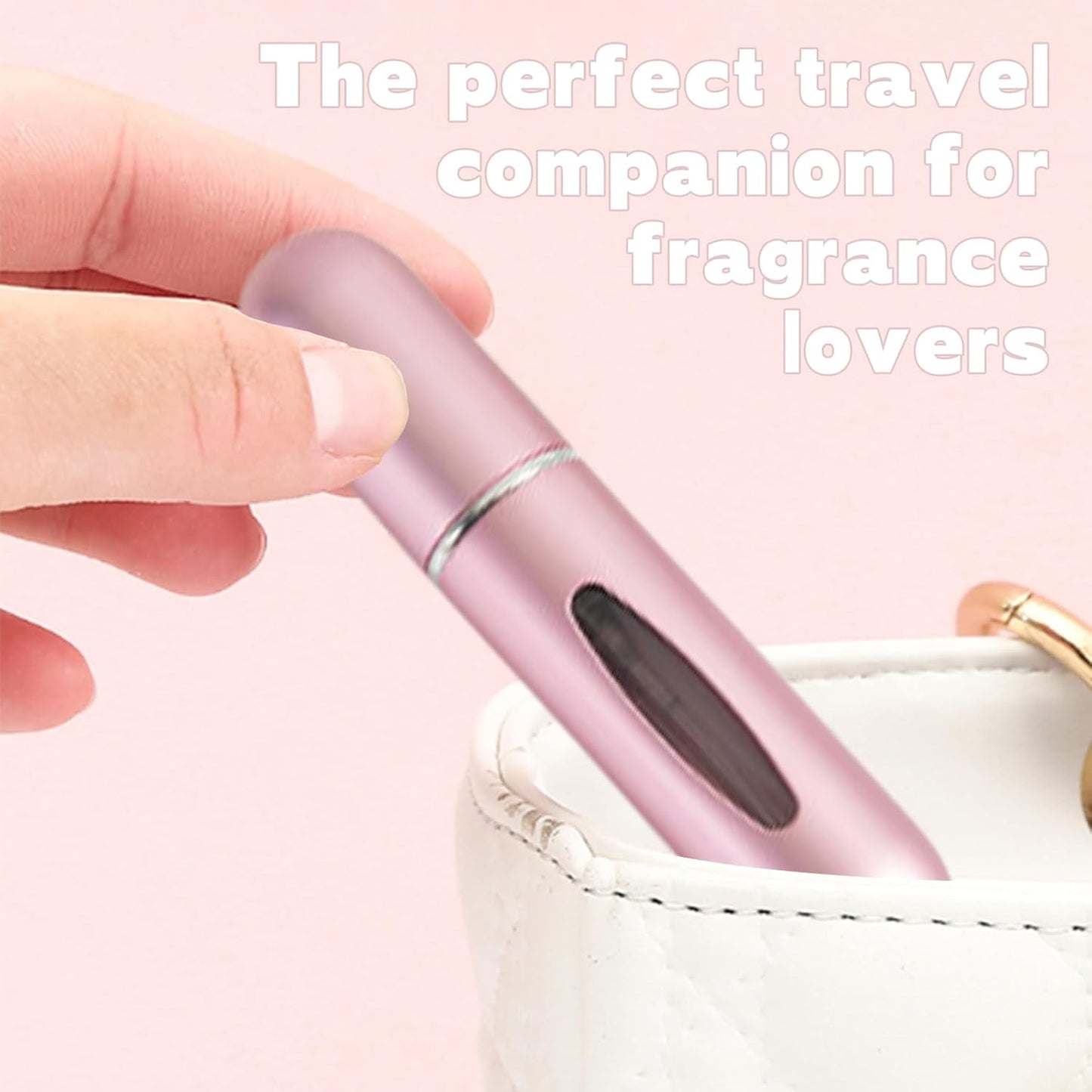Refillable Travel Perfume Bottle Set - 5ml Mini Spray Bottles | 3 Pack for Easy Fragrance On-the-Go
