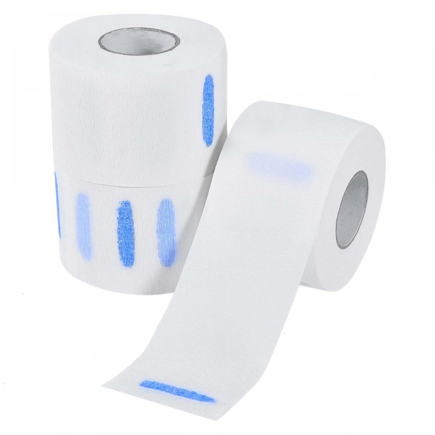 SenseYo 5 Rolls Disposable Barber Paper Strips Tissue Stretchy Neck Band Wrap Tape Hairdressing Supplies Accessory Tool Professional for Salon Haircut Styling