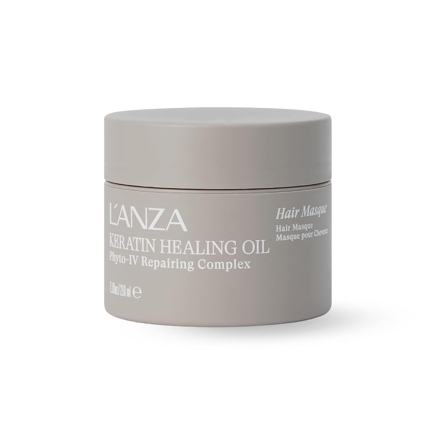 L'ANZA Keratin Healing Oil Hair Masque - Deep Conditioning Mask for Moisture & Damage Repair | 7.1 Fl Oz