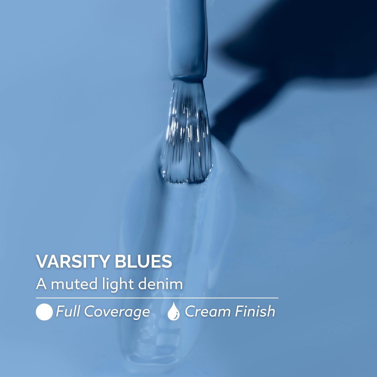 Dazzle Dry Mini Kit 4 Step System - Varsity Blues - A muted light denim. (5 Piece Kit / 5 Manicures)