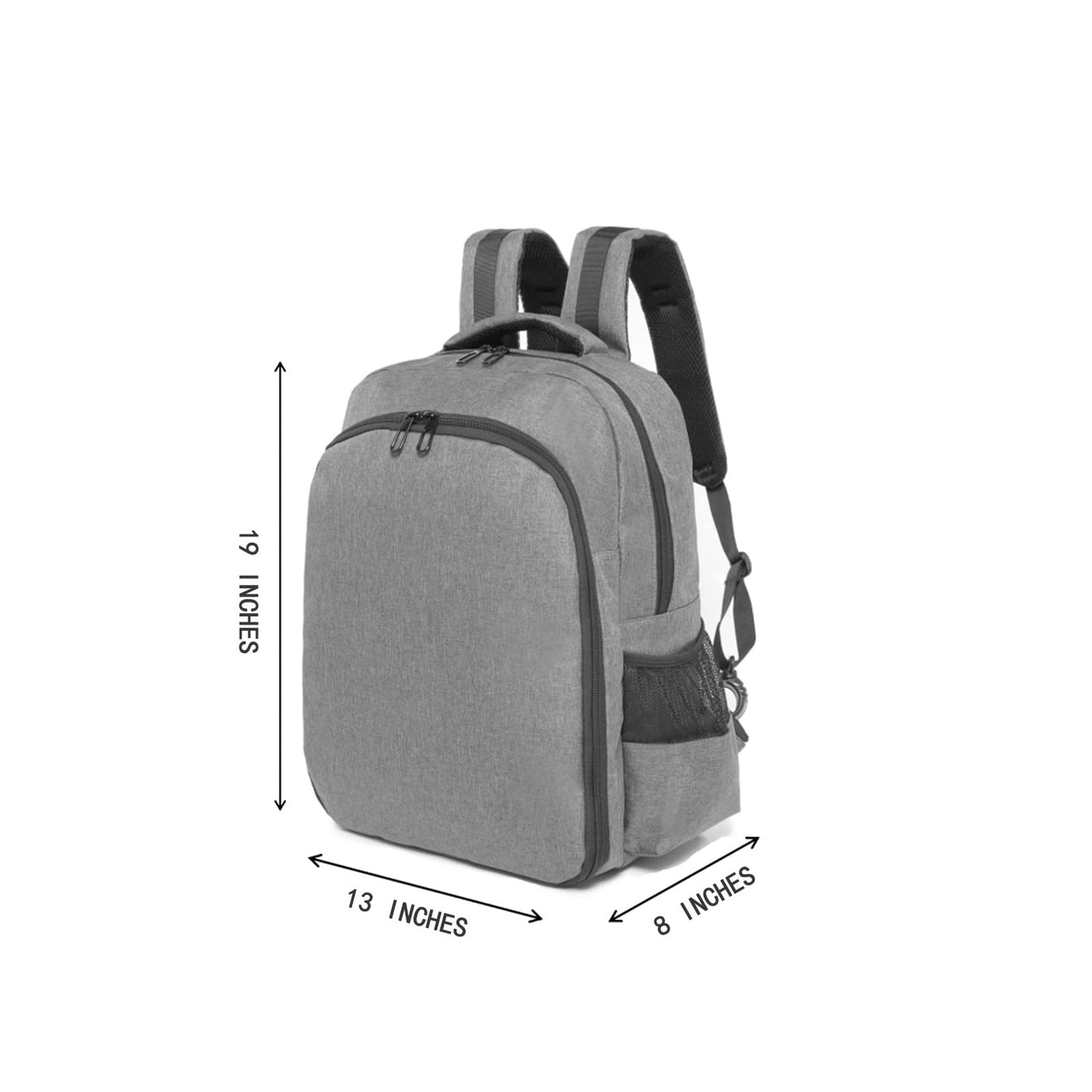 Barber Supplies Backpack with 1PCS Barber Cape&1PCS Barber Brush,Professional Hair Cutting Tools Bag,Casual Gray,Large Capacity,Three Layer,Mobile Barber Accessioes Station for Barbers