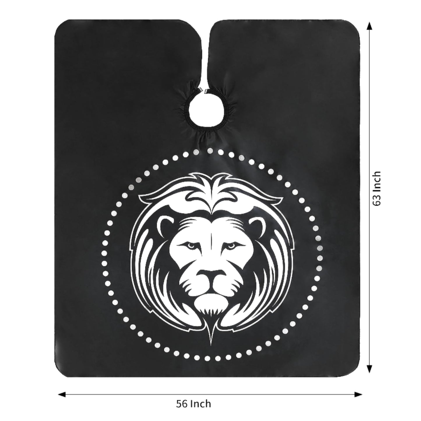 YELEGAI YELEGI Professional Hair Cutting Cape(2Pcs), Salon Barber Cape with Adjustable Snap Closure, Waterproof Hair Dye Color Hair dressing stylist apron (Lion)