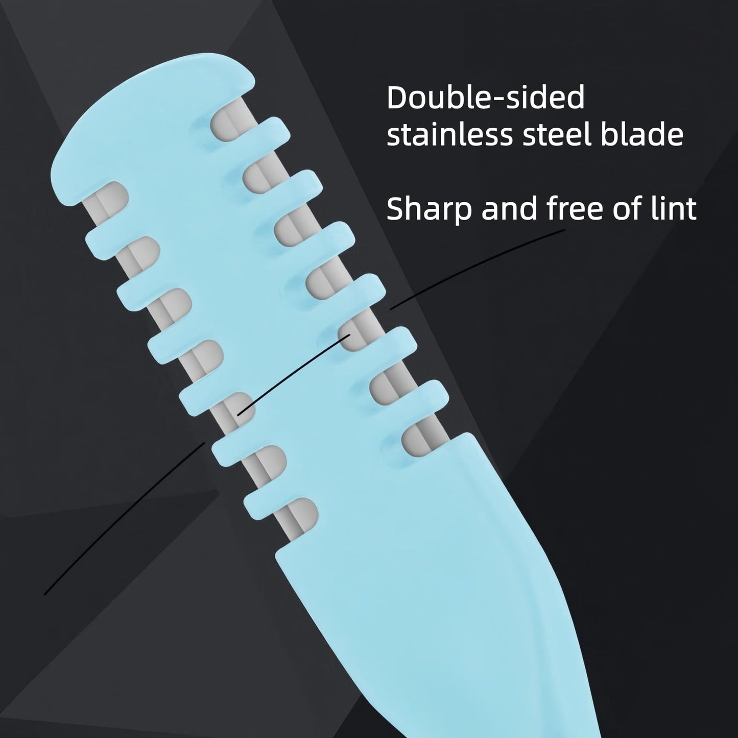 YSY RUR 2-in-1 Nosal Hair Cutter, Double Sided Nose Hair Cutter, Manual 360° Rotating with Safety Blades & Soft Cleaning Brush, Nose Hair Trimmer for Men & Women (Mixed)
