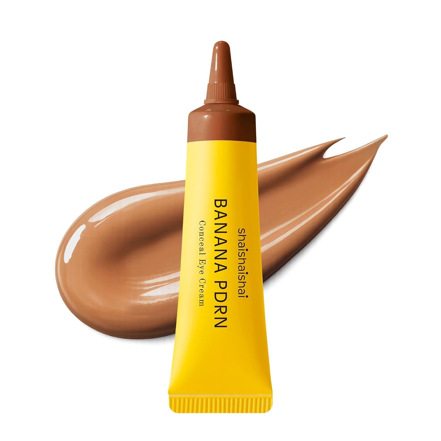 BANANA PDRN Conceal - Hydrating Under Eye Cream for Dark Circles | Advanced PDRN & Ectoin Formula, 0.52 oz (Caramel)