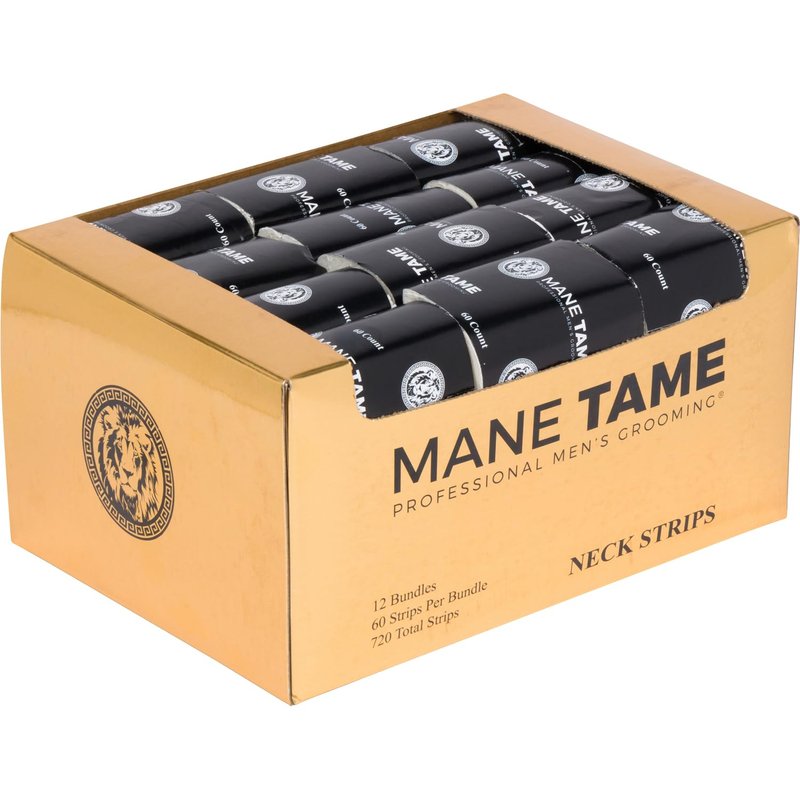 MANE TAME Professional Extra Long Neck Strips - 2.5" x 21" (up to 31" stretched)