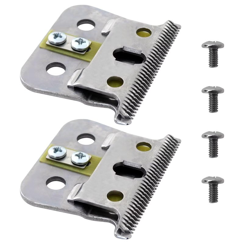 Upgraded Trimmer Blades Replacement Kit for Andis G/GO/GTO/GTX T-Out-liners Trimmers, 2 Sets of Blades for Headliner LS2 LS3 Trimmers