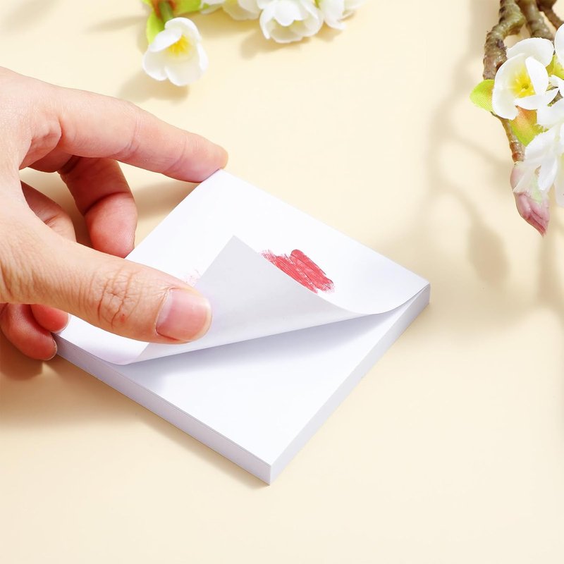 Disposable Nail Palette - 200pcs Paper Mixing Palette with 2 Stainless Steel Sticks | Waterproof Sheets for Gel Nail Art