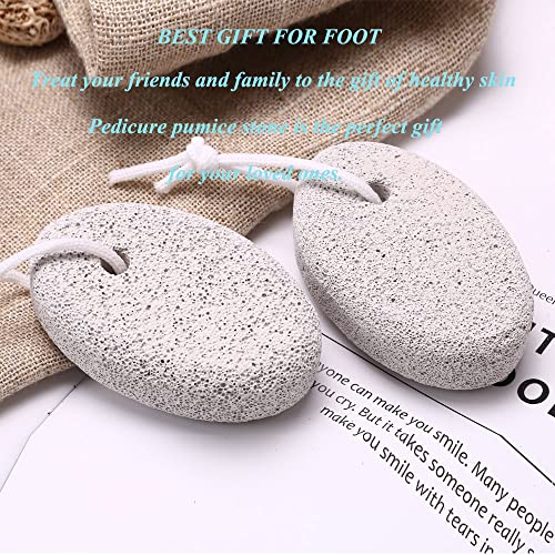 4-Pack Natural Pumice Stone Set for Feet & Hands - Callus Remover