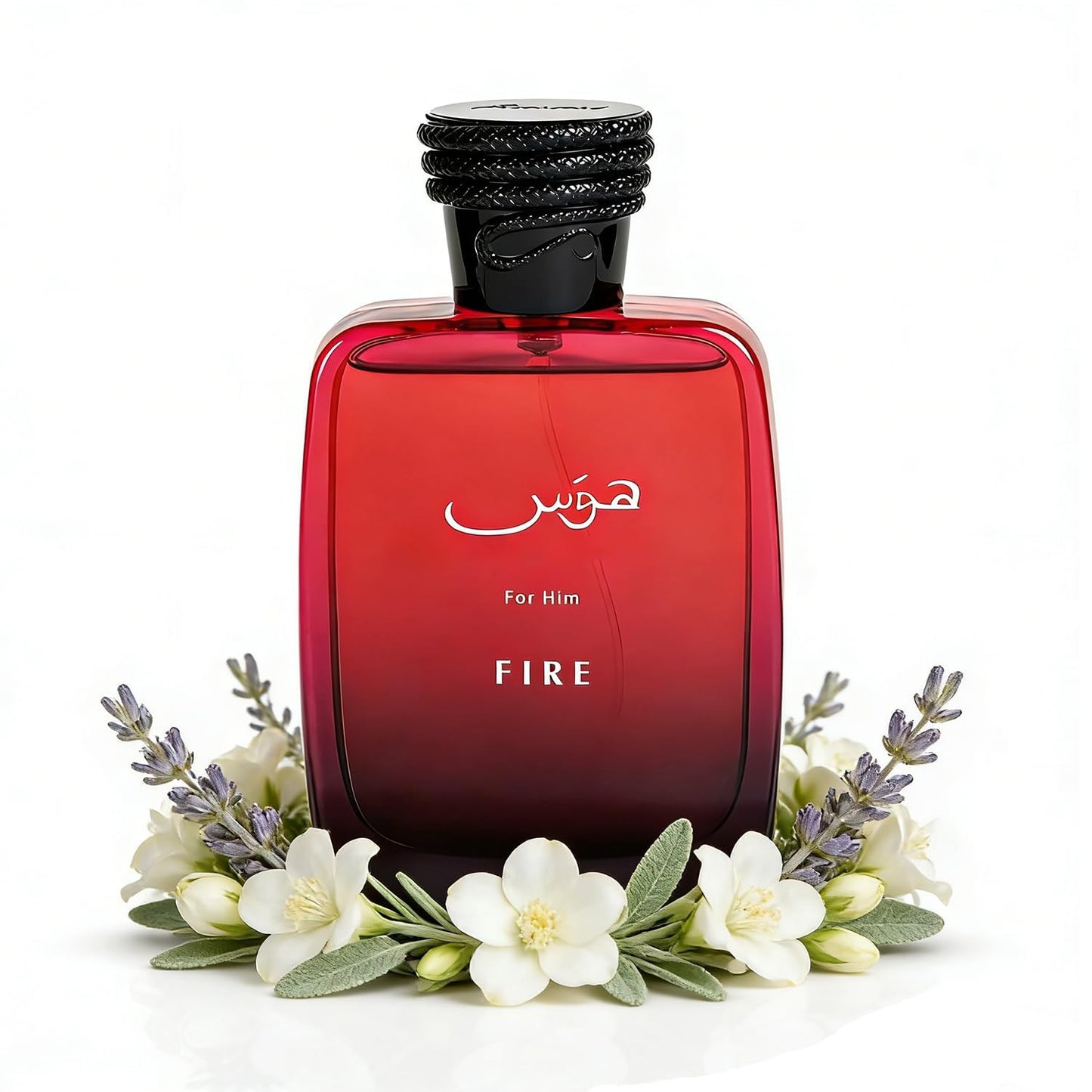Hsswa Fire Eau De Parfum - Long Lasting Men's Fragrance | Luxurious Scent for Masculine Elegance (100ml)