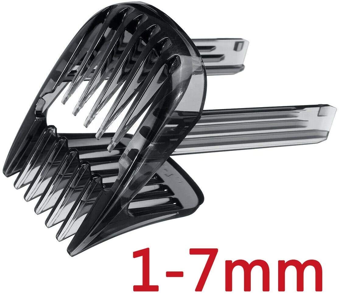 WuYan Hair Clipper Comb for Philips HC9450 HC9490 HC9452 HC7460 HC7462, Hair Trimmer Replacement Comb Adjustable 1-7mm