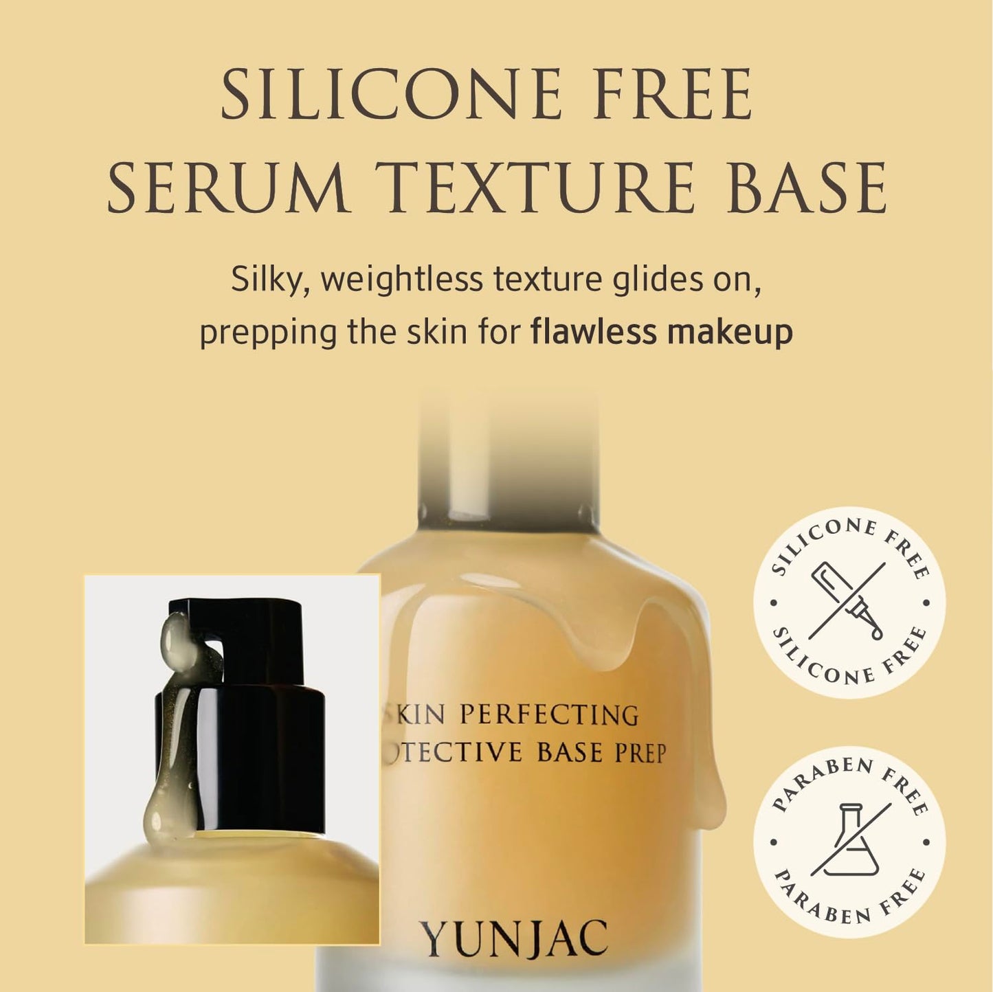 YUNJAC Skin Perfecting Protective Base Prep, 1.35 fl oz, Makeup Primer