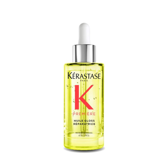 KÉRASTASE Première, Repairing Gloss Oil, Anti-Fatigue & Shine, For Damaged Hair, Huile Gloss Réparatrice, 30 ml