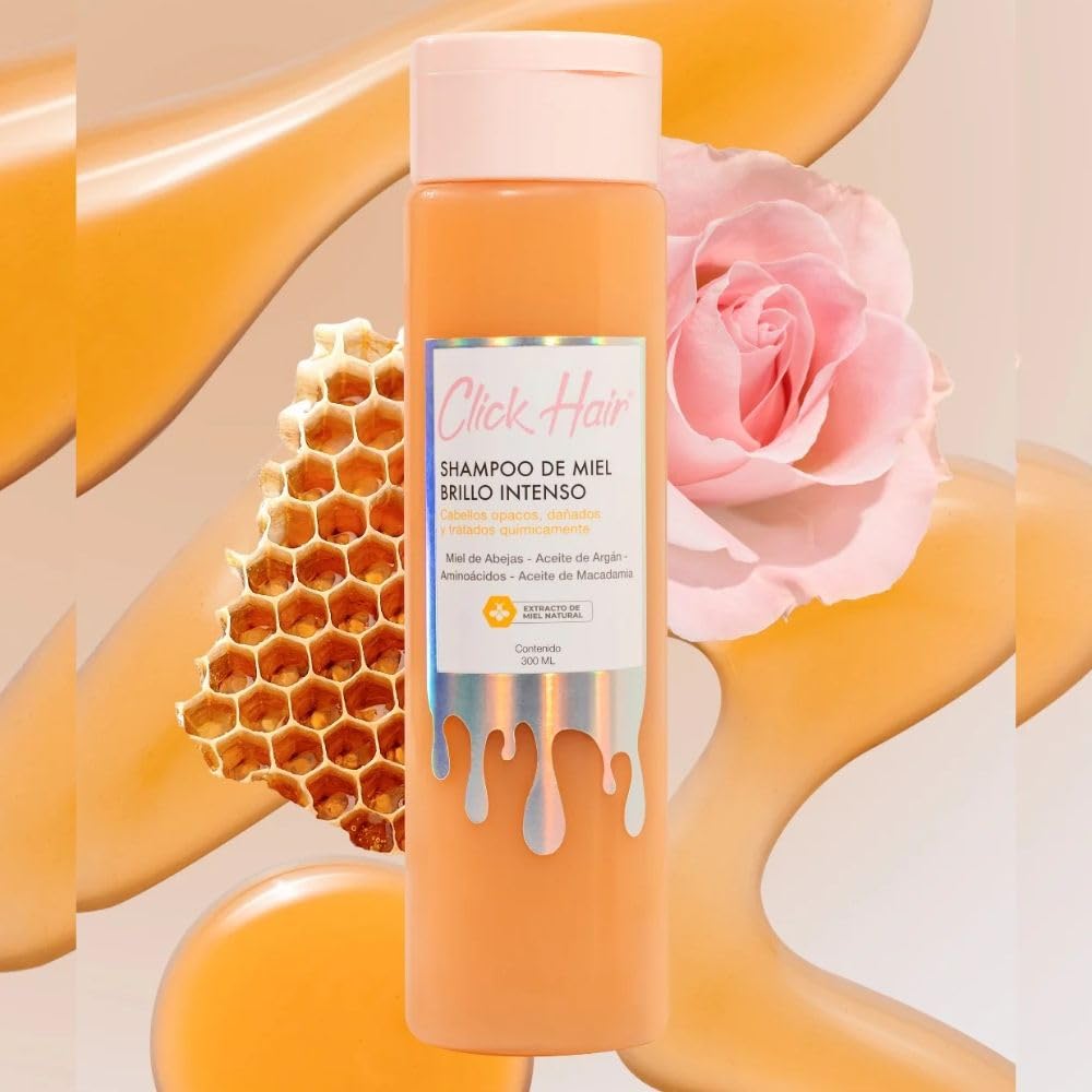 Honey Infused Hair Shampoo & Perfume Set - Nourishing Formula | 2 Pack