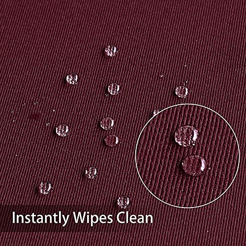 Burgundy Rectangle Tablecloth 210GSM | Waterproof Holiday Cover