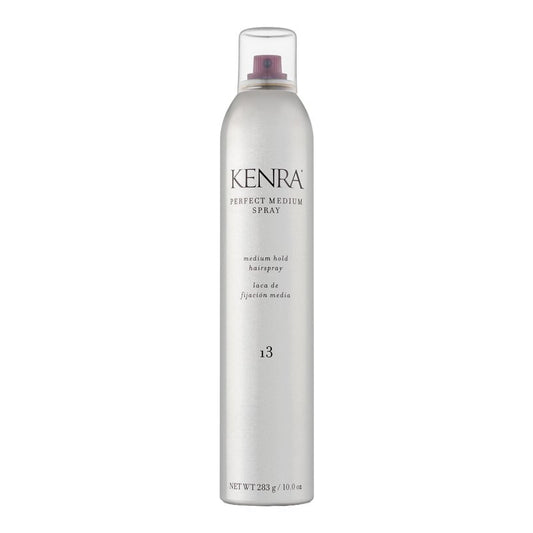 Kenra Professional Perfect Medium Spray 13 50% | Provides Styling Control Without Stiffness | Medium Hold | Fast-Drying Formulation | High Shine Finish | All Hair Types | 10 oz