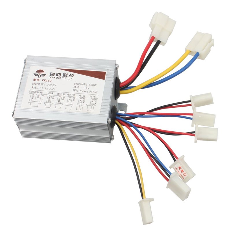 WEIYINGSI Motor Speed Controller 36v 500w Electrical Scooter E Bike Bicycle Tricycle Brush Motor Control Box