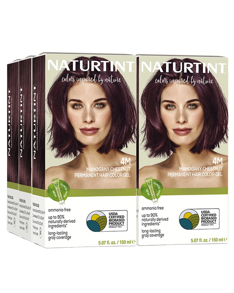 Naturtint 7N Hazelnut Blonde Permanent Hair Color | Ammonia-Free, Vegan, 100% Gray Coverage, Long-Lasting Results