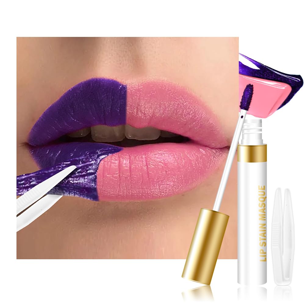Peachy Rosee Peel Off Lip Stain Tints - Long Lasting Matte Lipstick | Waterproof, High Pigmented, 24-Hour Wear, 08