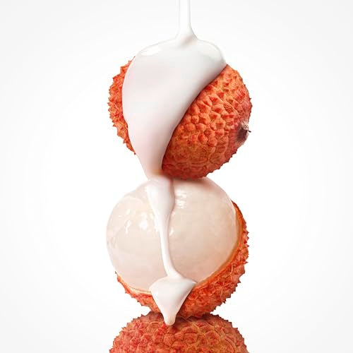 Dove Whipped Shower Foam Coconut & Lychee 10.3 oz (Pack of 2) - Hydrating