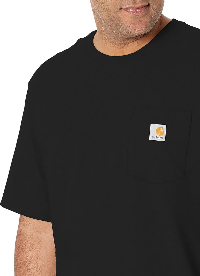 Carhartt Men's K87 Pocket T-Shirt - Classic Fit, Soft Cotton | Multiple Colors Available