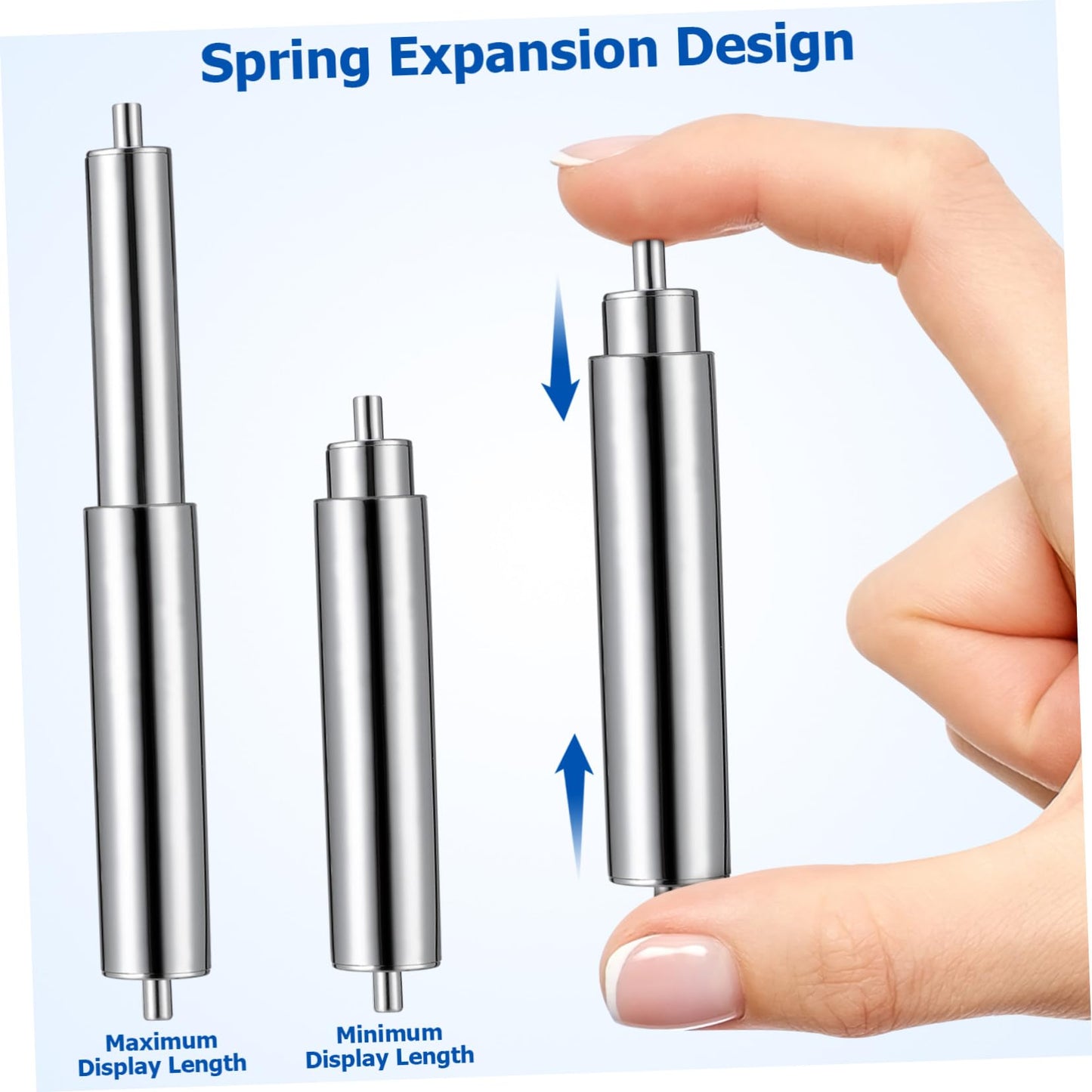 Paper Holder Accessory Toilet Paper Roller Rod with Retractable Reel for Easy Use