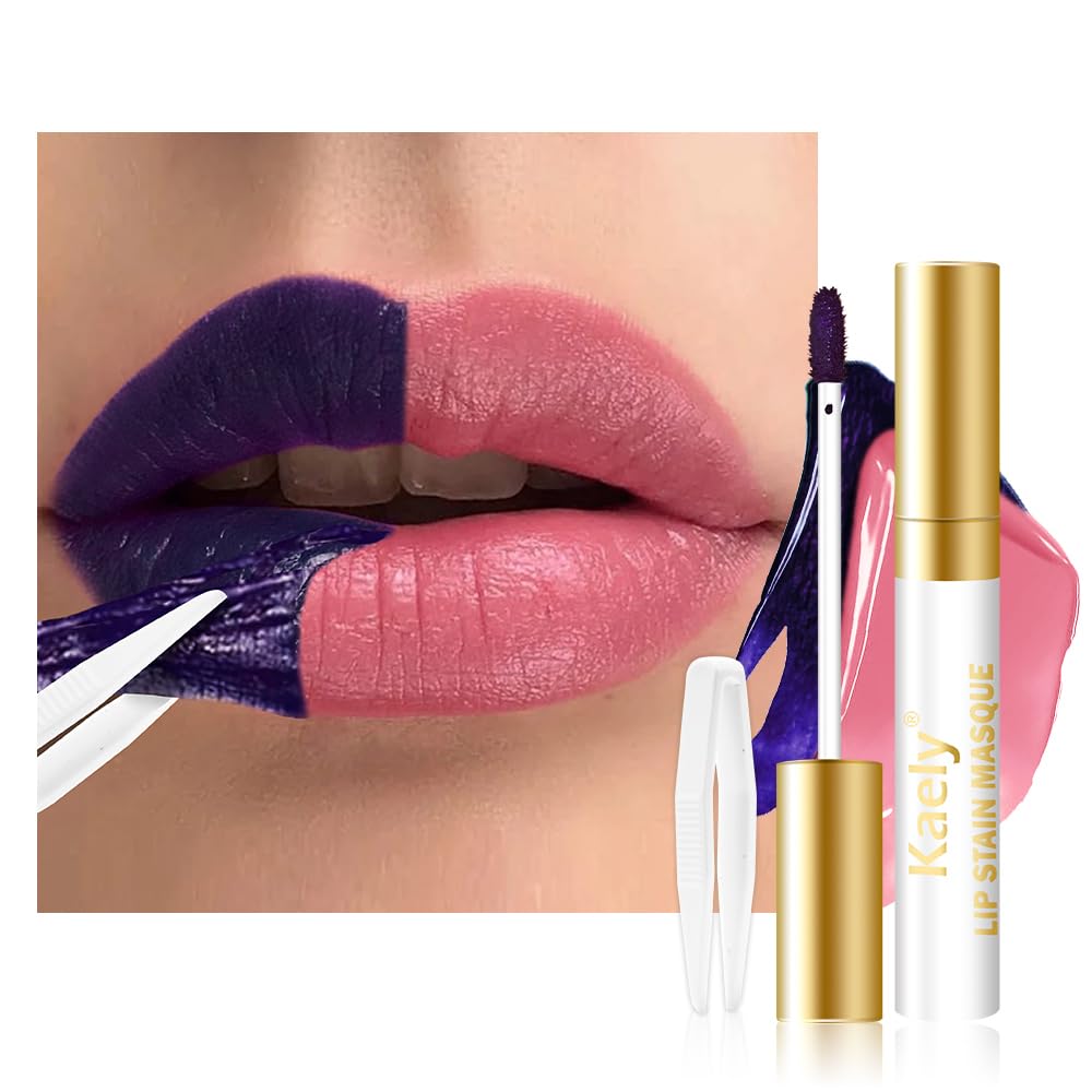 Toffee Rose Lip Stain Peel Off Masque - Long Lasting Waterproof Lip Tint | Matte Finish, Vegan, 02