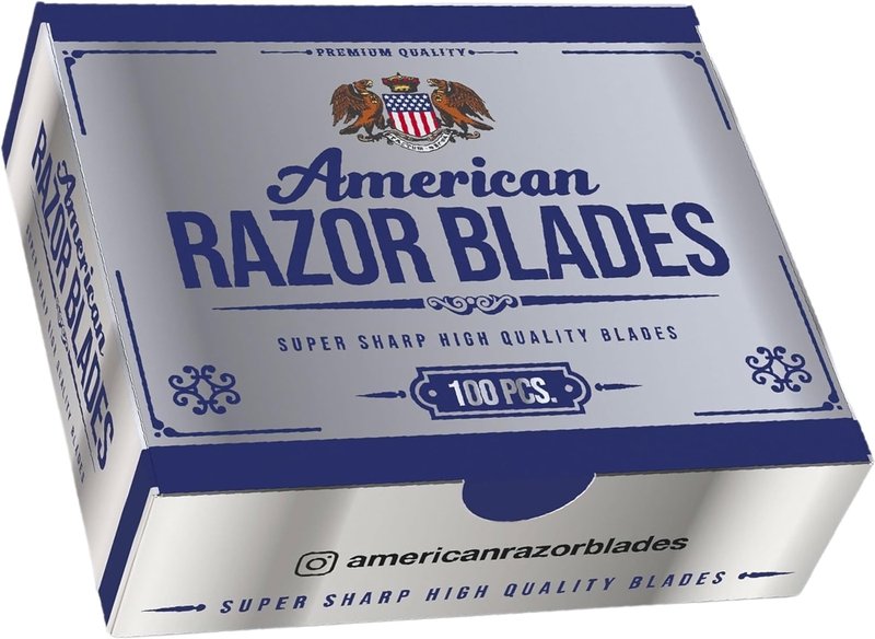 American Razor Blades from The Shave Factory - Single Edge Razor Blades (10)