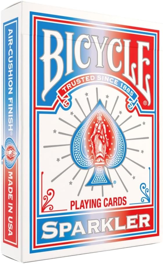 Standard Playing Cards - Classic Poker Size Deck (2 Pack) | Red & Blue for Family Game Night & Card Games