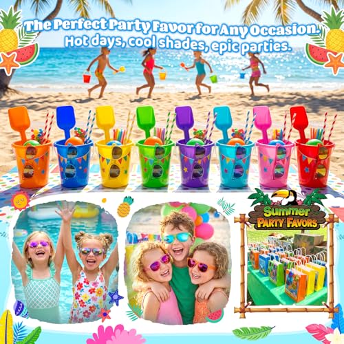 GINMIC Kids Sunglasses with UV400 Protection - 16 Pack Party Favors