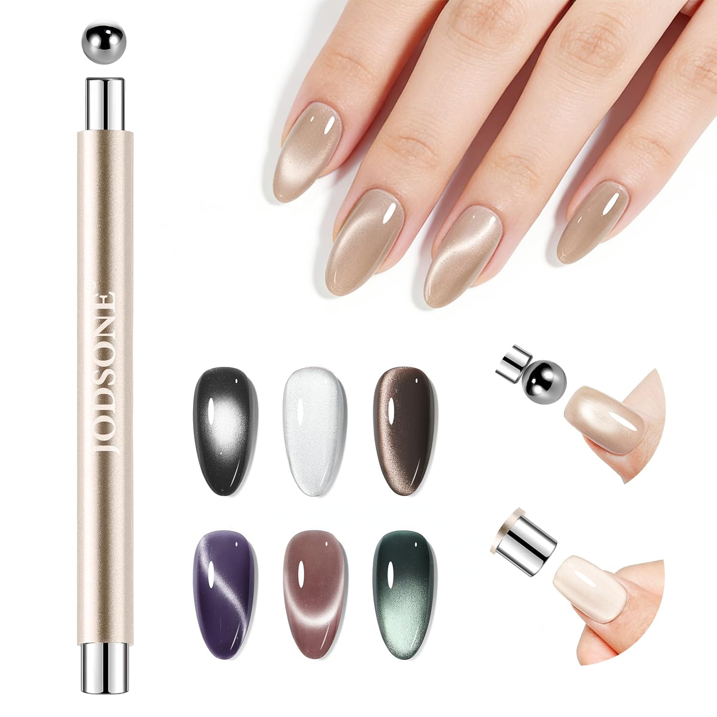 Cat Eye Magnet Ring - Strong Hollow Circle Tool for Black Hole & Halo Effects | Precision Magnet for Gel Polish DIY
