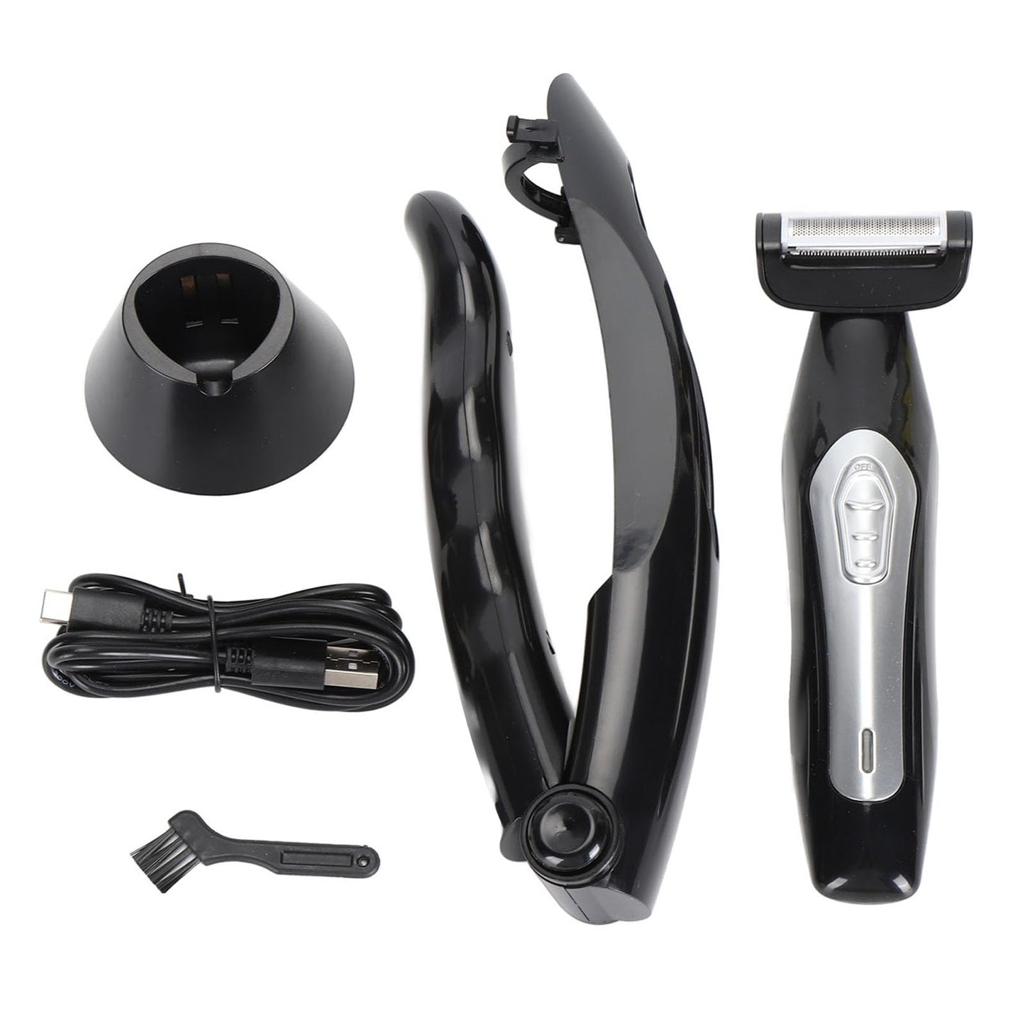 Back Shavers for Men,Non-Slip Back Hair Removal and Body Shaver,Extra-Long Detachable Handle Body Hair Trimmer ith Safety Blade,Wet or Dry Shaving