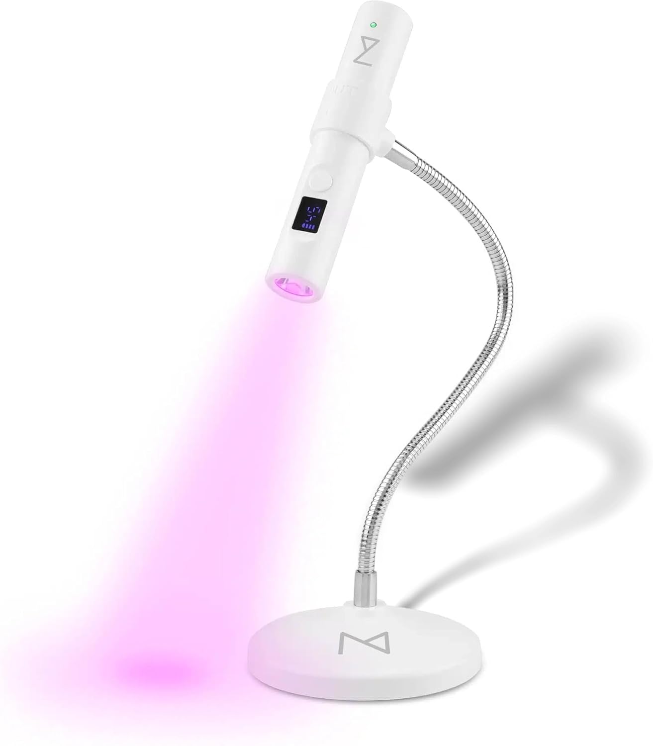 GlamCure GO Nail Flash Cure Lamp - LED & UV Light with Focus Beam Technology | Portable & Adjustable for Gel Nails
