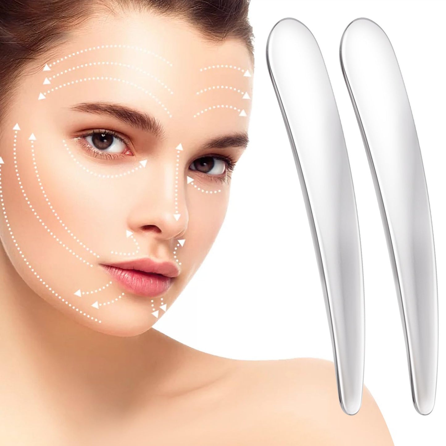 Pndeyo 3pcs Mini Stainless Steel Makeup Spatula, Reusable Cosmetic Cream Spatulas Spoon, Skincare Scoop Applicator Facial Massage Beauty Tools for Mixing and Sampling Face Eye Cream- Silver