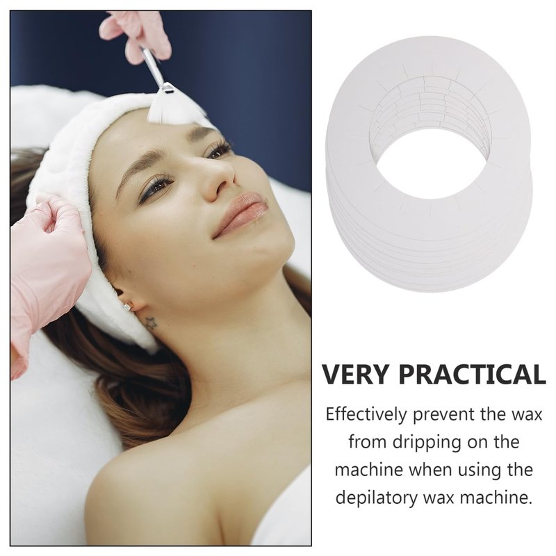 DOITOOL Waxing Machine Spill Proof Pads 3 Pack 6.10 Inch Square Mats with Serrated Edges for Hair Removal Wax Warmers