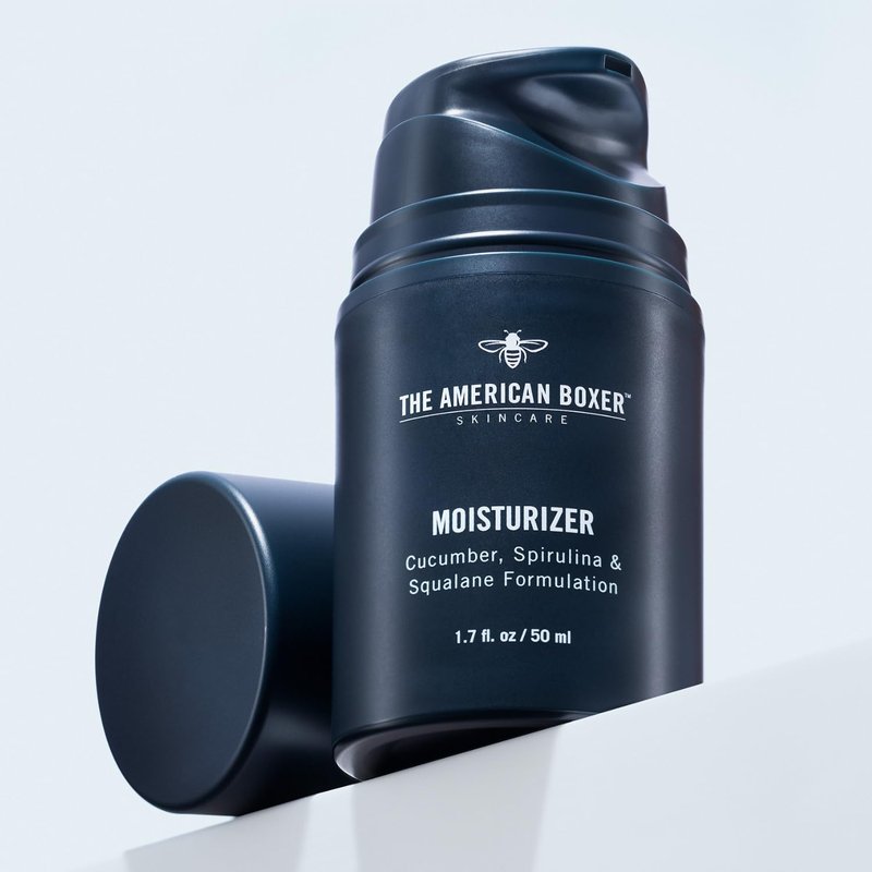 Mens Face Moisturizer, Hydrates Dry Skin, Soothes Irritation, Eliminates Razor Burn & Redness, Daily Use Moisturizing Face Cream, Anti Aging & Anti Wrinkle, Quick Absorbing, No Sticking, No Bad Odors