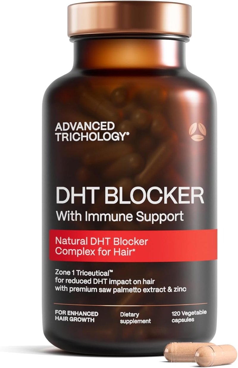 DHT Blocker Hair Growth Supplement for Men & Women - Clinically Approved | 20 Years of Expertise