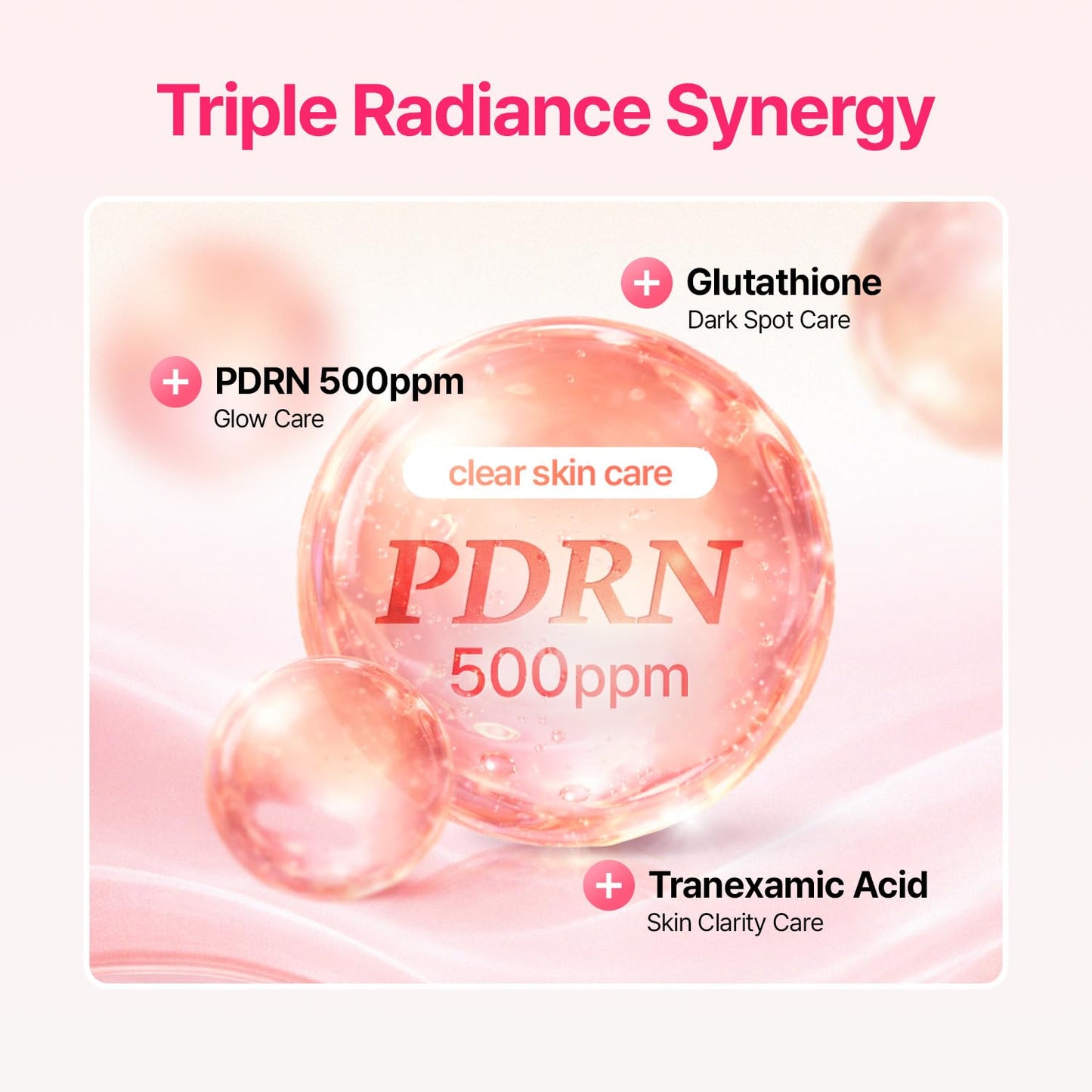 MAKE P:REM PDRN Tone-Up Sun Serum SPF 50, Korean Sunscreen, Lightweight Tinted Facial Sunscreen with Rosy Beige Tone-Up Effect, Radiant Glow Finish, Makeup-Friendly Daily Sunscreen, 1.69 fl oz (50ml)