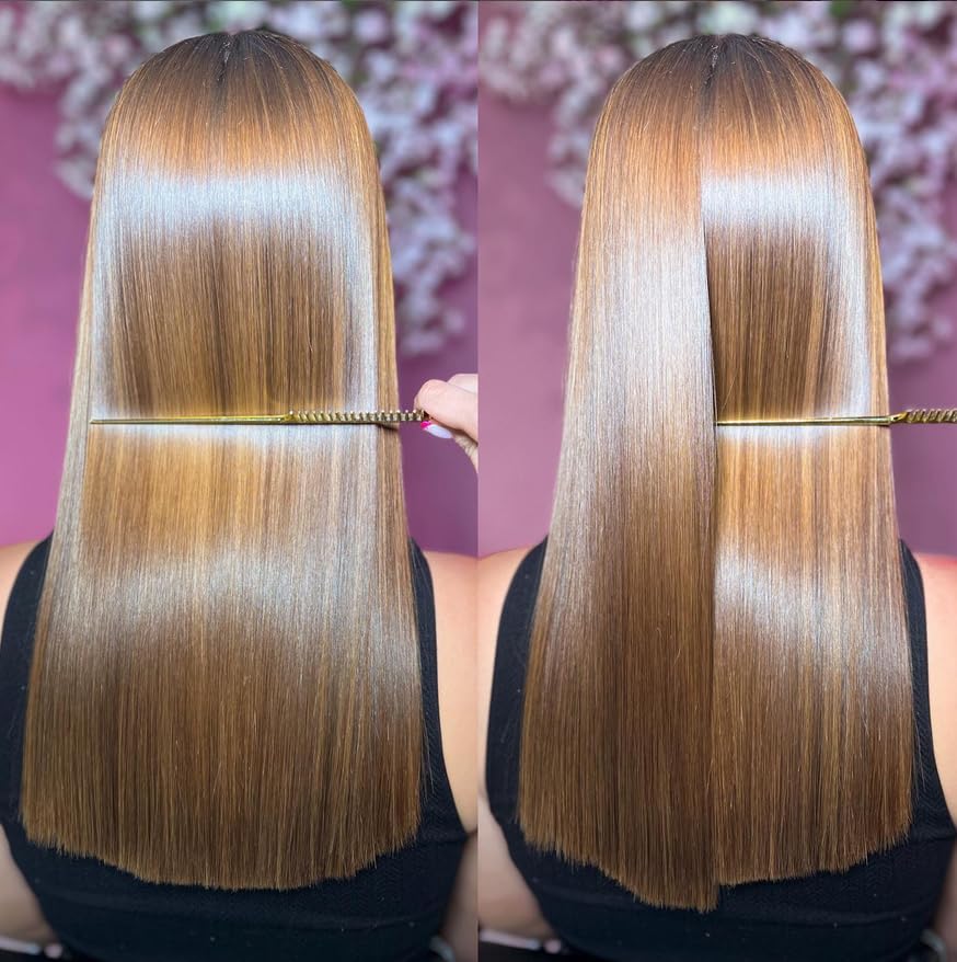 Brazilian Keratin Hair Straightening Treatment - Professional Organic Formula for Shiny, Natural-Looking Hair | 4 oz