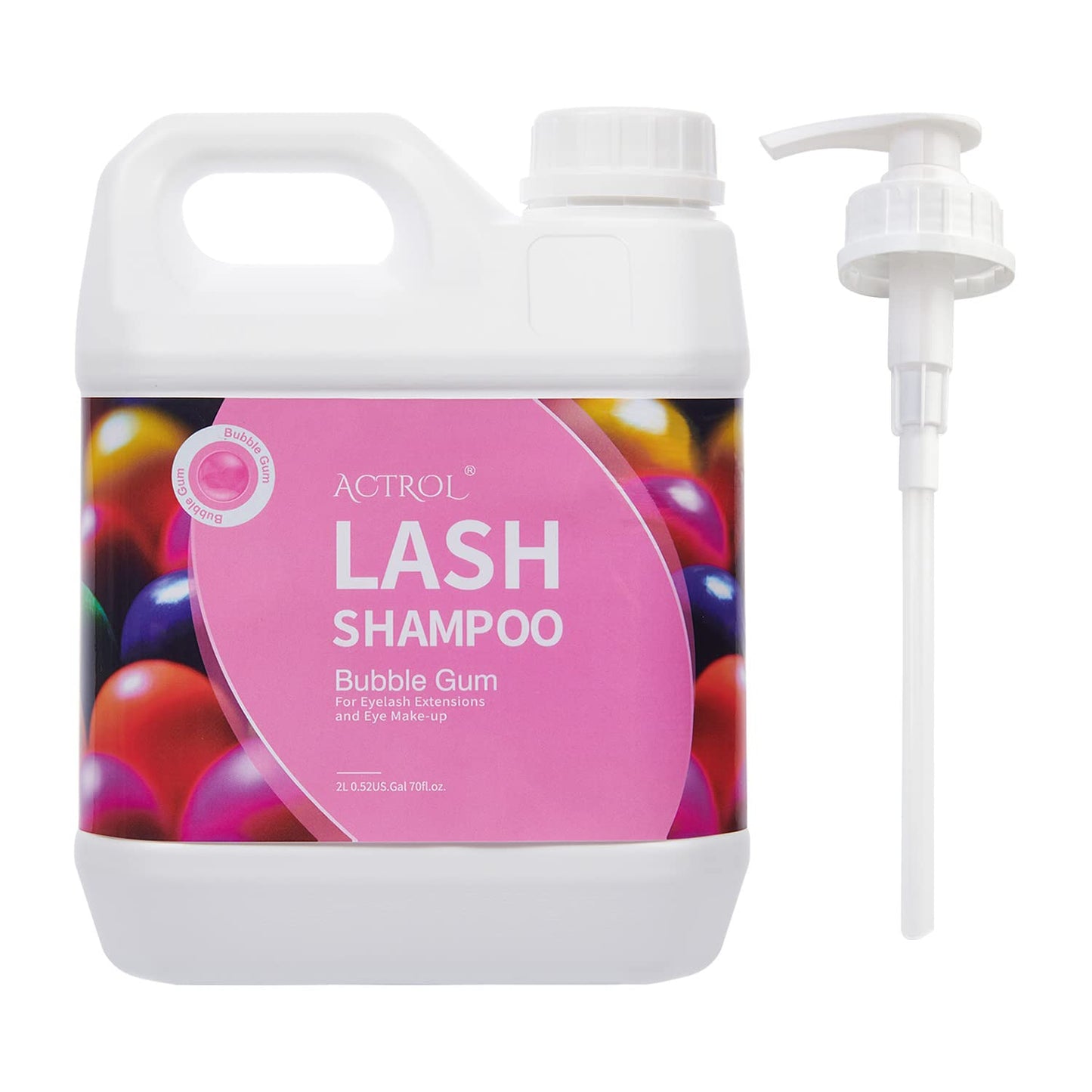 Eyelash Extension Cleanser - Natural Aloe Foaming Shampoo 60ML | Paraben & Sulfate Free, Non-Irritating