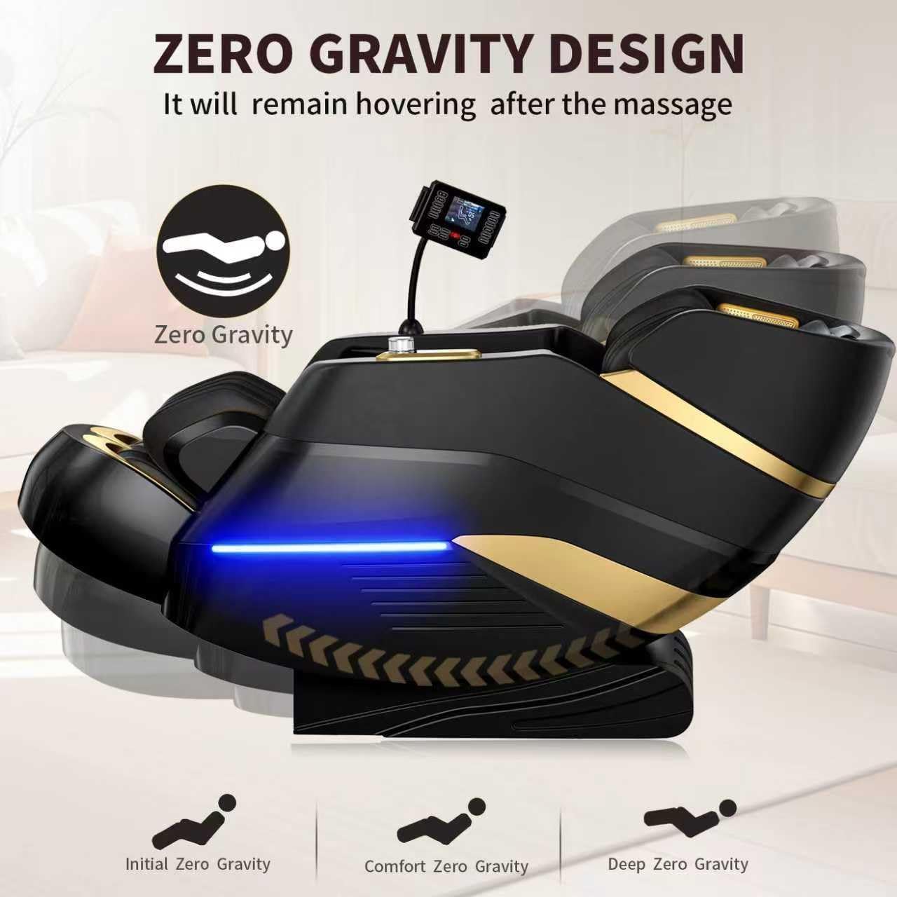 Full Body Massage Chair - 3D SL-Track Shiatsu Recliner with Heat | Zero Gravity, Airbag Massage & Calfrest Extension