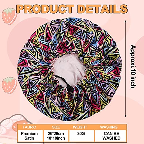 CACASO Kids Satin Bonnet 4-Pack Double Layer Reversible C-Hawaii