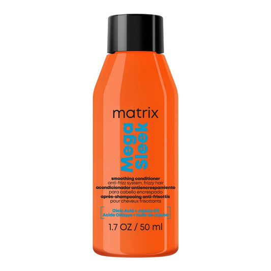 Matrix Mega Sleek Anti-Frizz Conditioner - 96H Frizz Control, 12x Smoother Hair, and Lasting Hydration, 1.7 Fl Oz