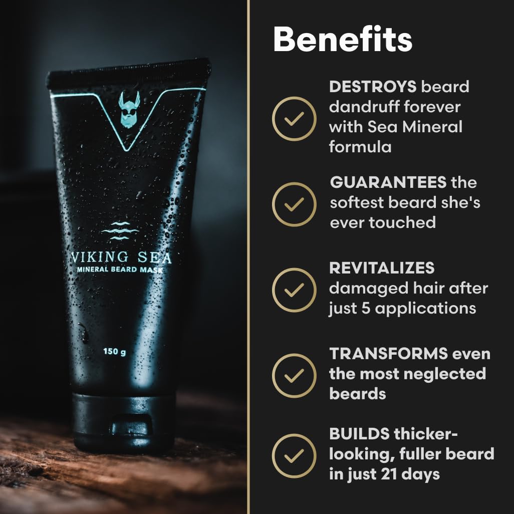 The Complete Beard Growth Kit by Beard Struggle - Mens Grooming Kit with Balm, Mask, Conditioner, Wash & Oils - Surtr's Fury, Platinum Collection