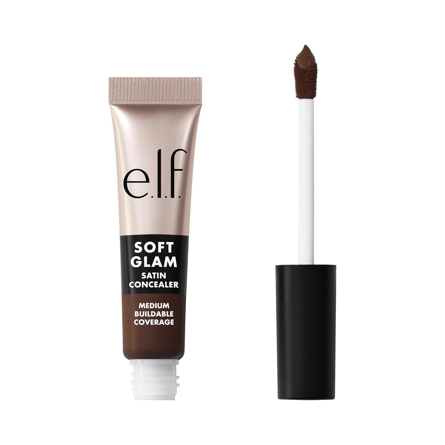 e.l.f. Soft Glam Satin Concealer - Medium Coverage for Blemishes & Under-Eye | Crease-Resistant, Vegan, 21 Light Neutral