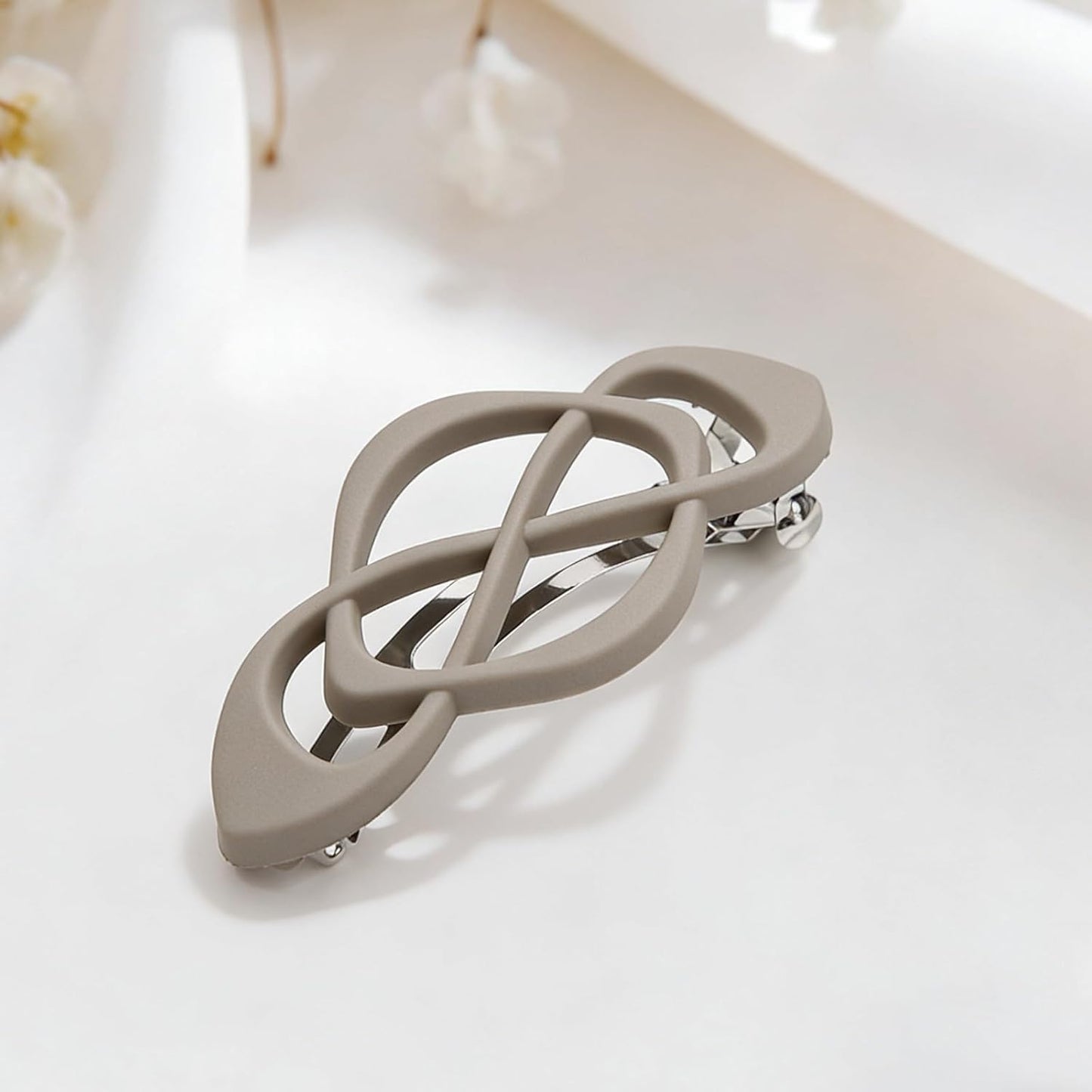 Hollow Spring Hair Clips - Vintage 5 Pack Barrette Set for Women & Girls | Durable Metal Styling Clamps for Thick & Thin Hair