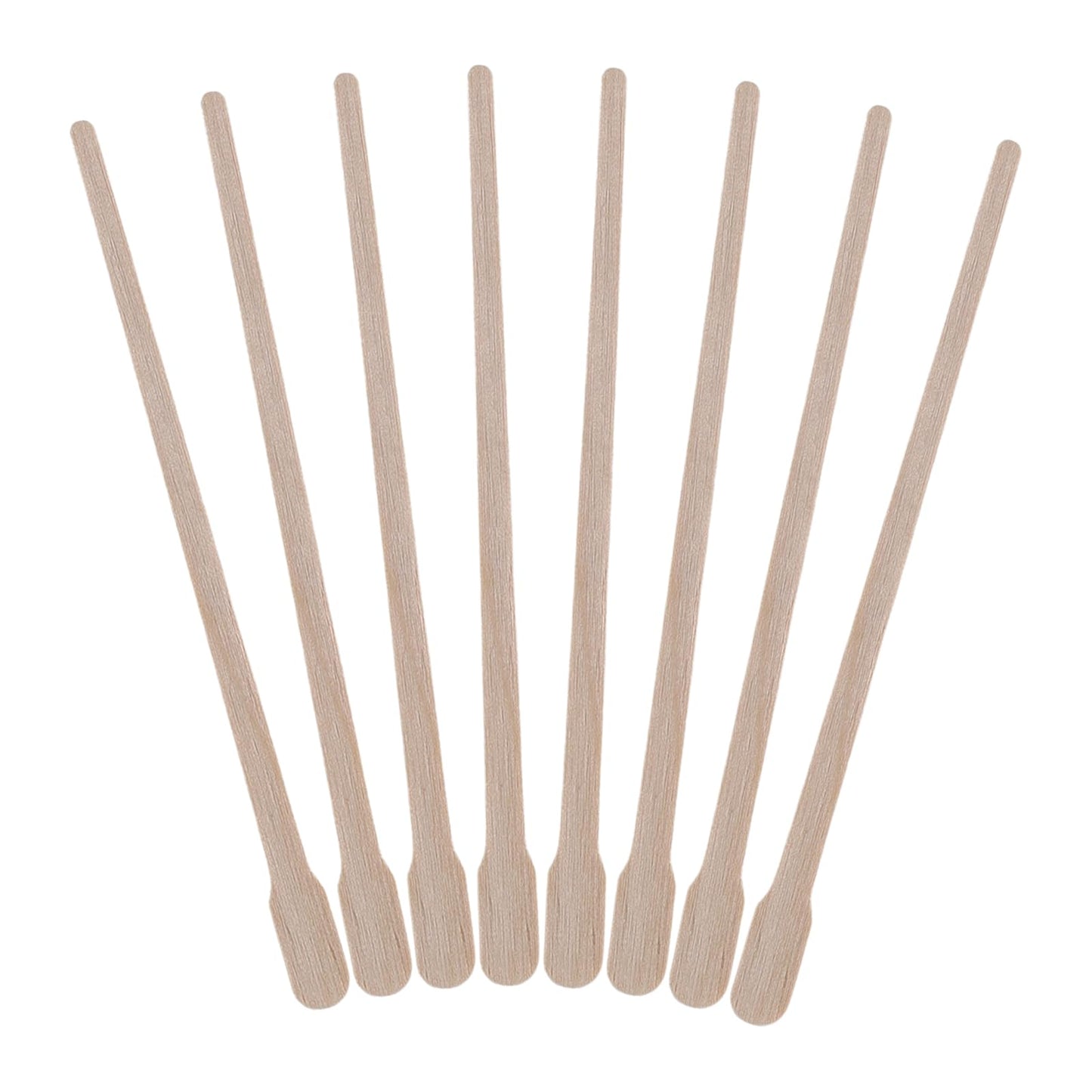 1000Pcs Wooden Eyebrow Waxing Sticks, Hair Removal Applicator Body Face Depilation Spatula, Wood Craft Stick,Small Wooden Waxing Sticks for Eyebrow, Lip, Nose Waxing(Round Head)