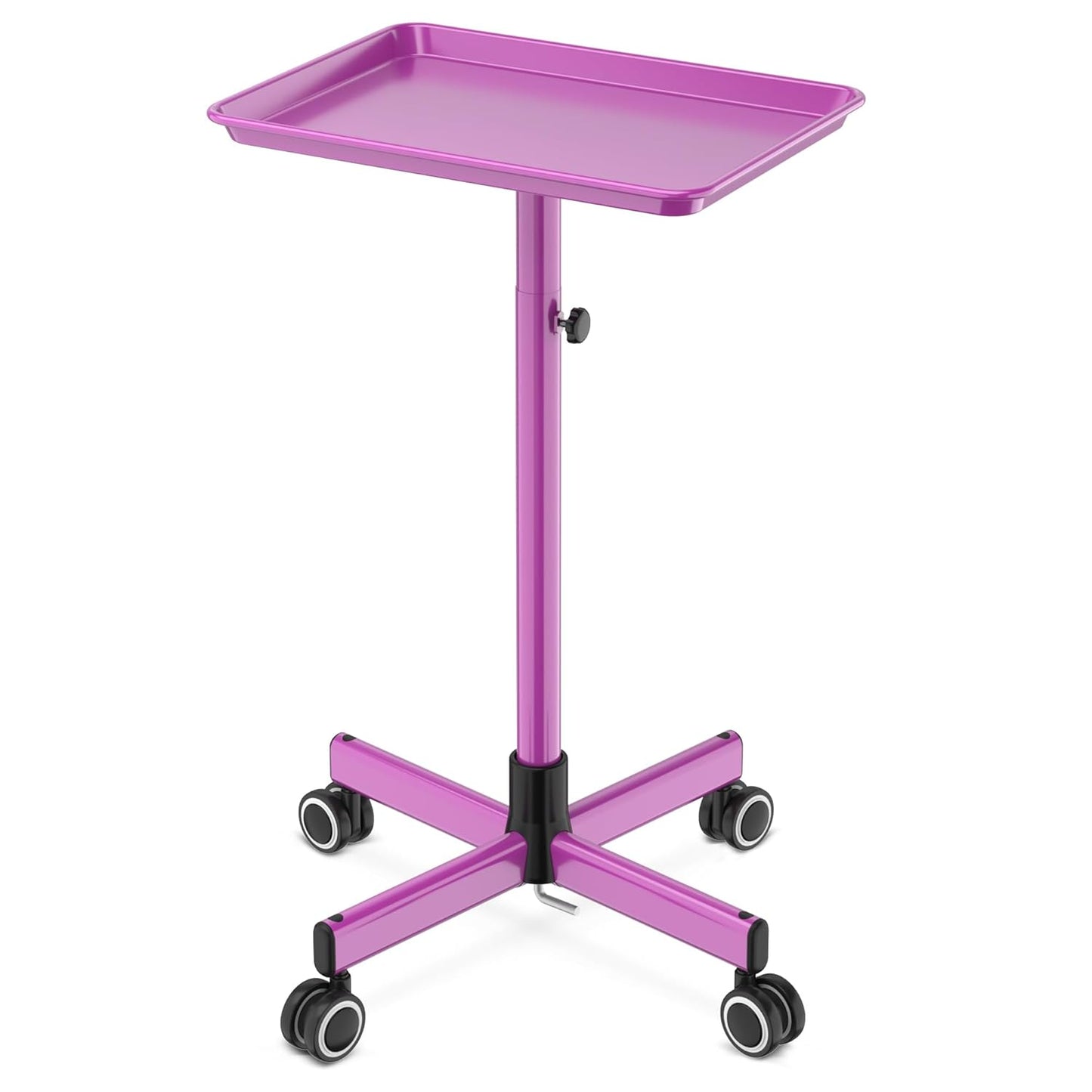 Tattoo Tray - Rolling Salon Cart with Wheels for Hair Stylists | Purple Color