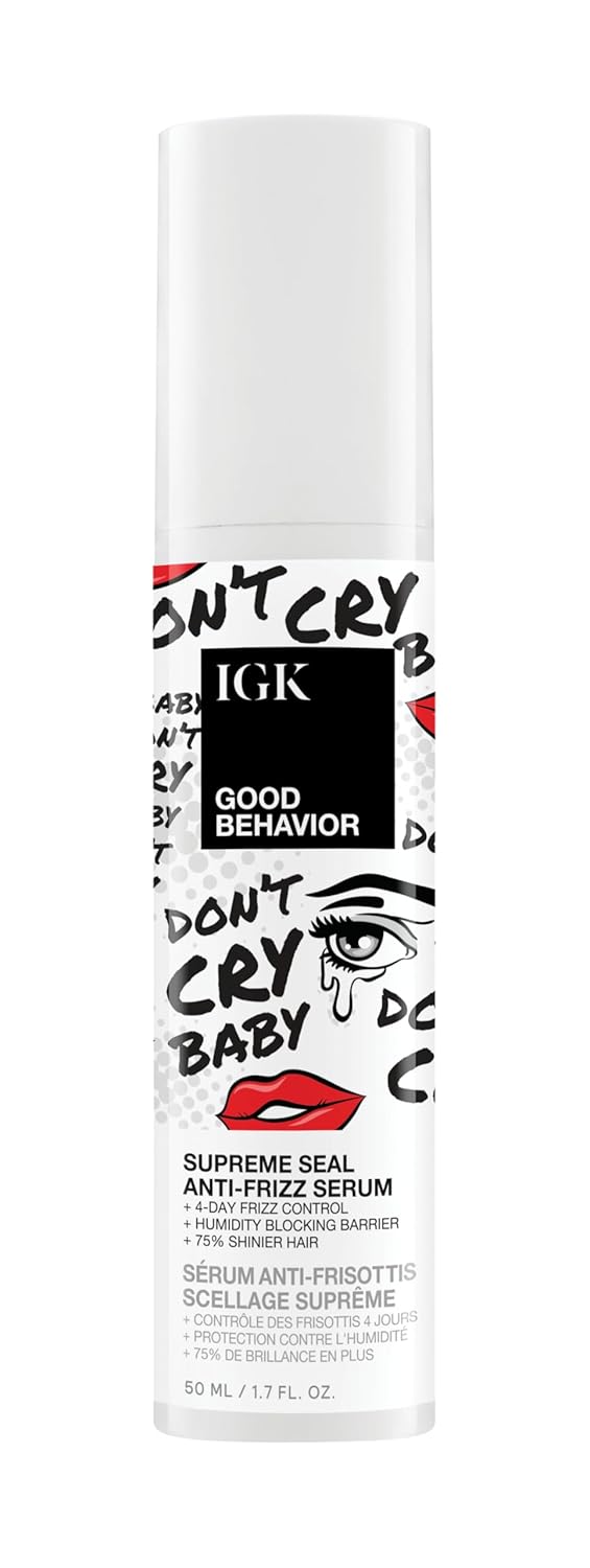 Good Behavior Anti-Frizz Smoothing Serum - Boost Shine & Humidity Control | 1.3 oz for Dry, Frizz-Prone Hair