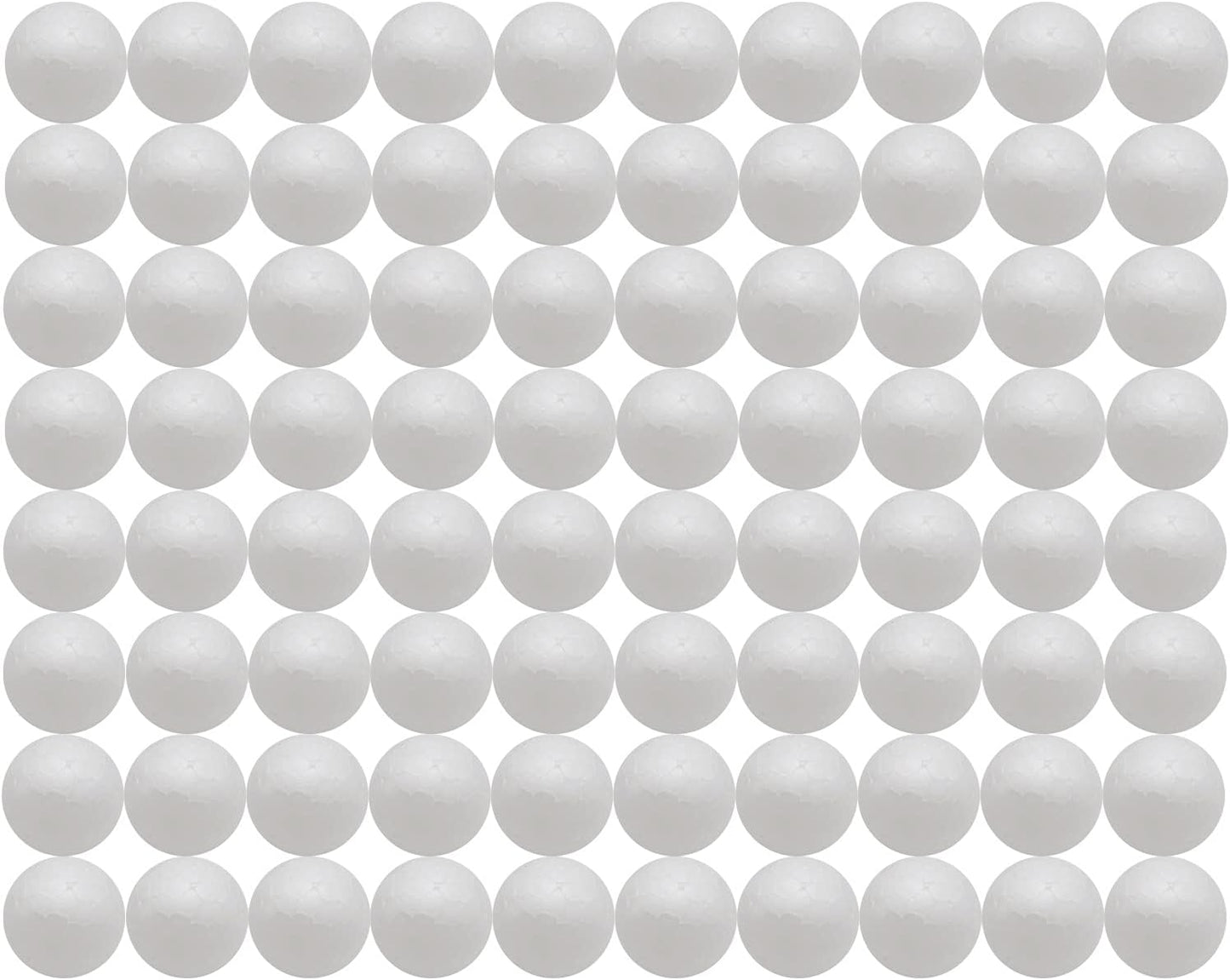 Craft Foam Balls - 66-Pack 1 Inch Polystyrene for DIY Arts & Crafts | White Decorative Ornaments