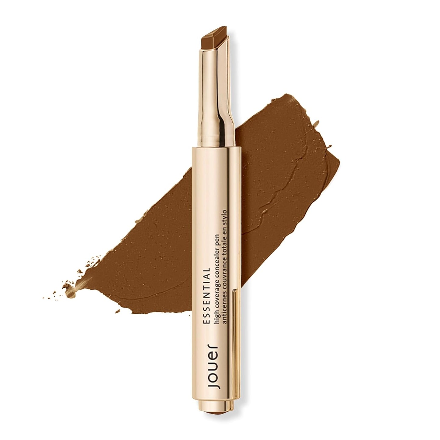 Jouer Essential High Coverage Concealer Pen - Brightening Under Eye Concealer for Dark Circles | Hyaluronic Acid & Vitamin E